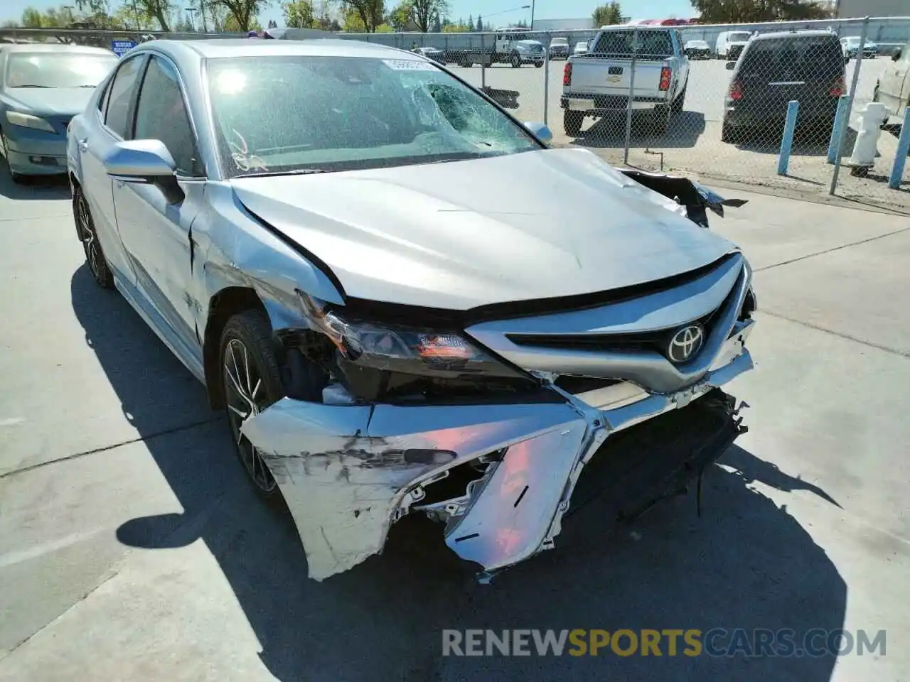 1 Photograph of a damaged car 4T1T11AK8MU563677 TOYOTA CAMRY 2021