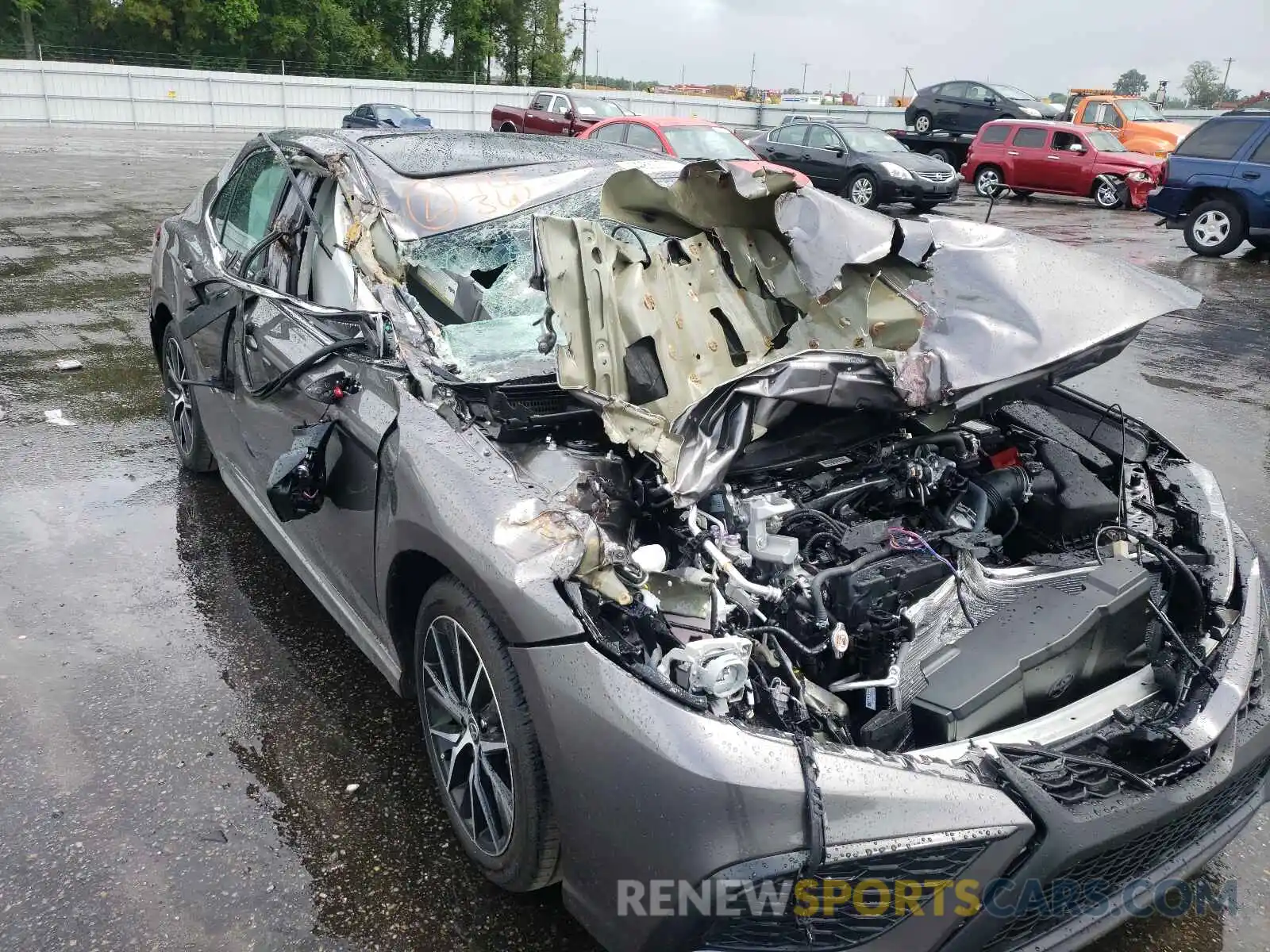 9 Photograph of a damaged car 4T1T11AK8MU575229 TOYOTA CAMRY 2021