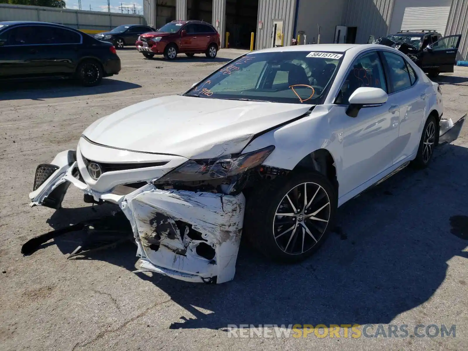 2 Photograph of a damaged car 4T1T11AK8MU610772 TOYOTA CAMRY 2021