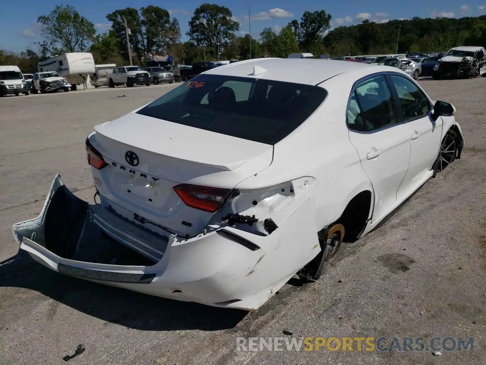 4 Photograph of a damaged car 4T1T11AK8MU610772 TOYOTA CAMRY 2021