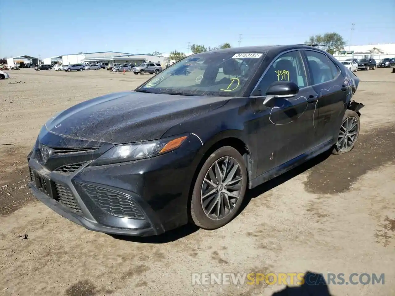 2 Photograph of a damaged car 4T1T11AK8MU613574 TOYOTA CAMRY 2021