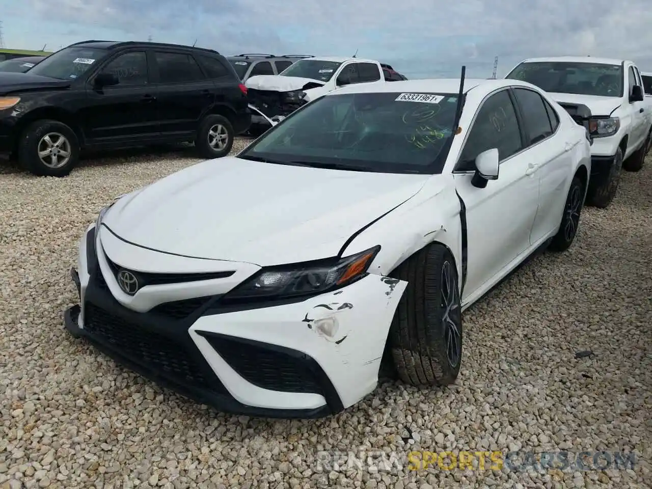 2 Photograph of a damaged car 4T1T11AK8MU614448 TOYOTA CAMRY 2021