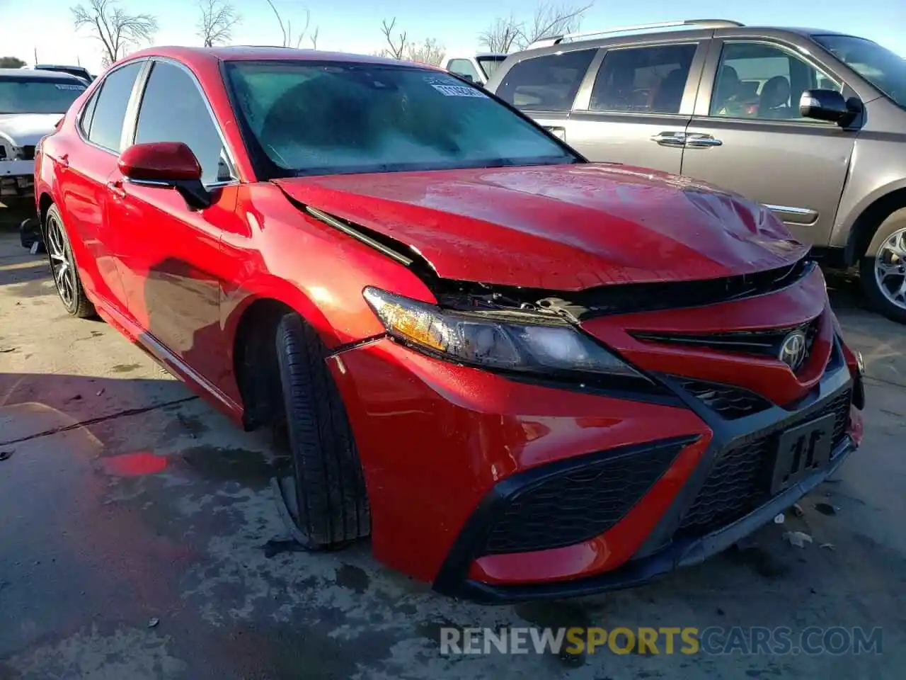 1 Photograph of a damaged car 4T1T11AK9MU441071 TOYOTA CAMRY 2021