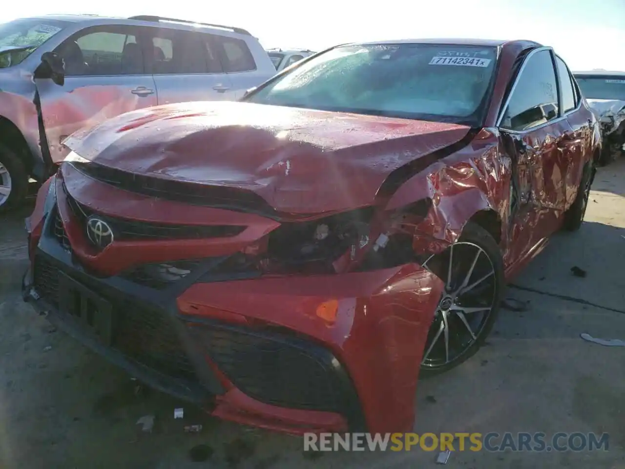 2 Photograph of a damaged car 4T1T11AK9MU441071 TOYOTA CAMRY 2021