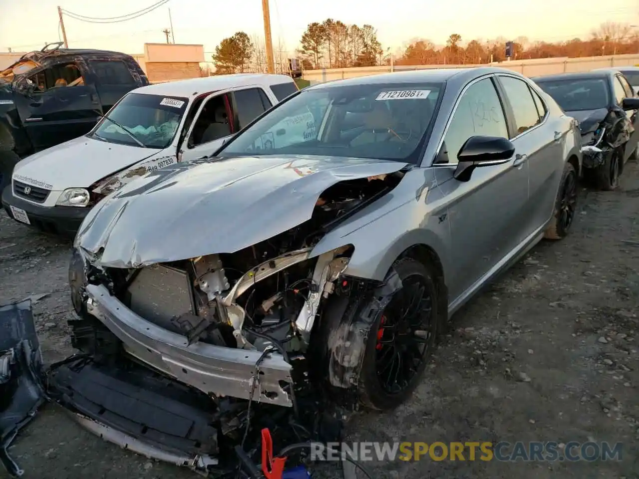 2 Photograph of a damaged car 4T1T11AK9MU485734 TOYOTA CAMRY 2021