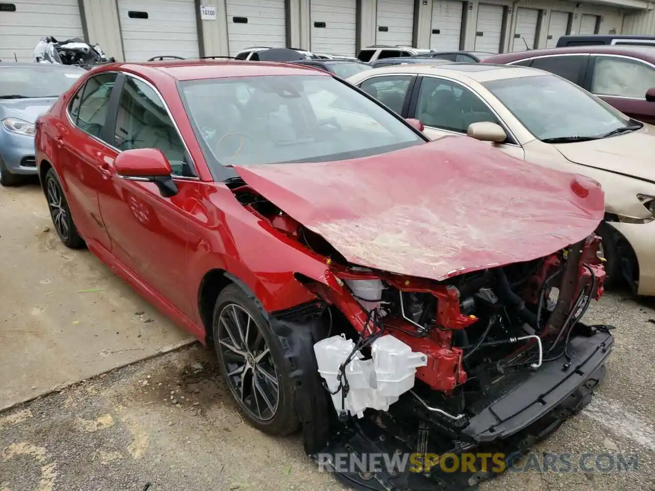 1 Photograph of a damaged car 4T1T11AK9MU497463 TOYOTA CAMRY 2021