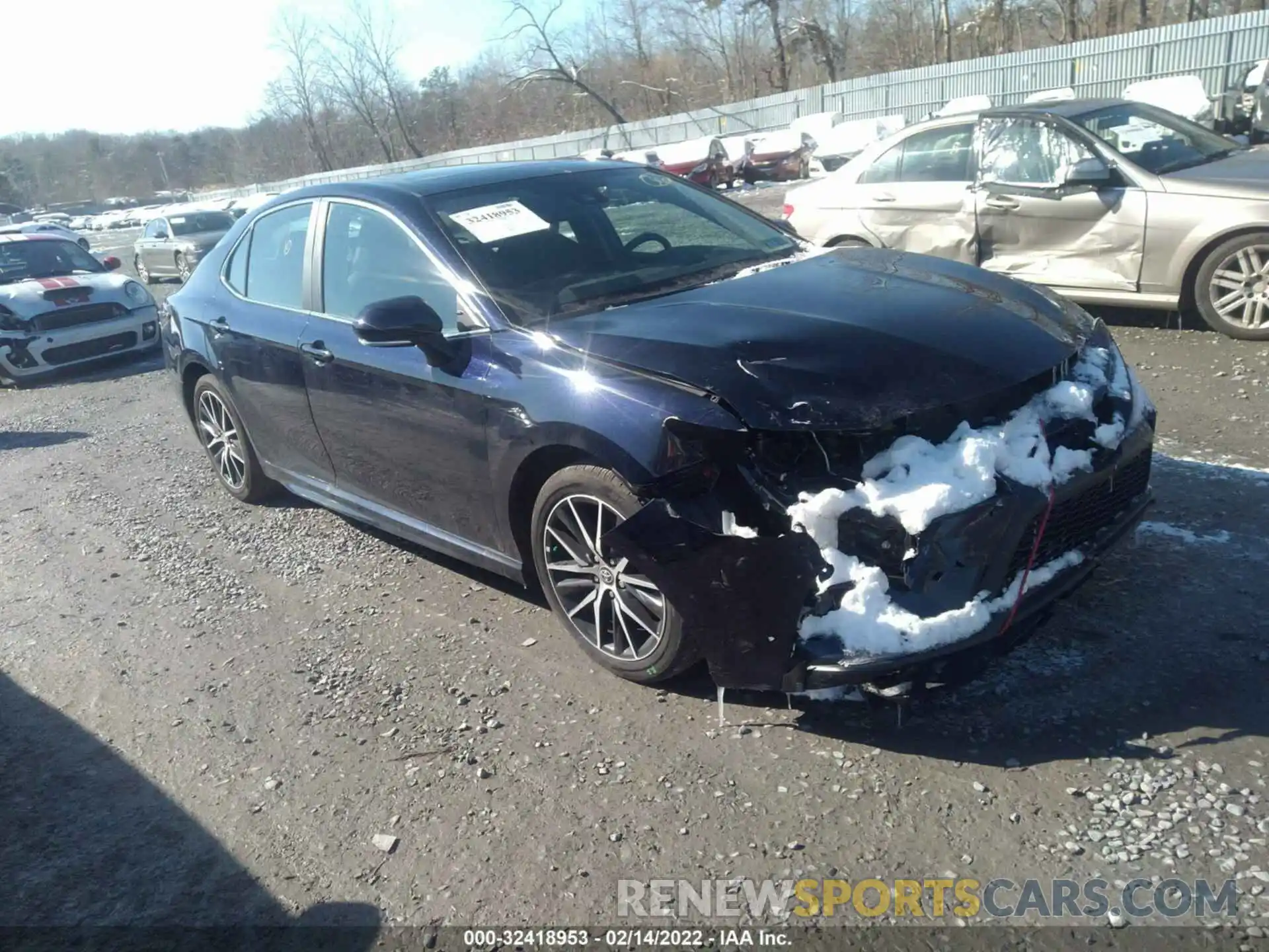 1 Photograph of a damaged car 4T1T11AK9MU522992 TOYOTA CAMRY 2021