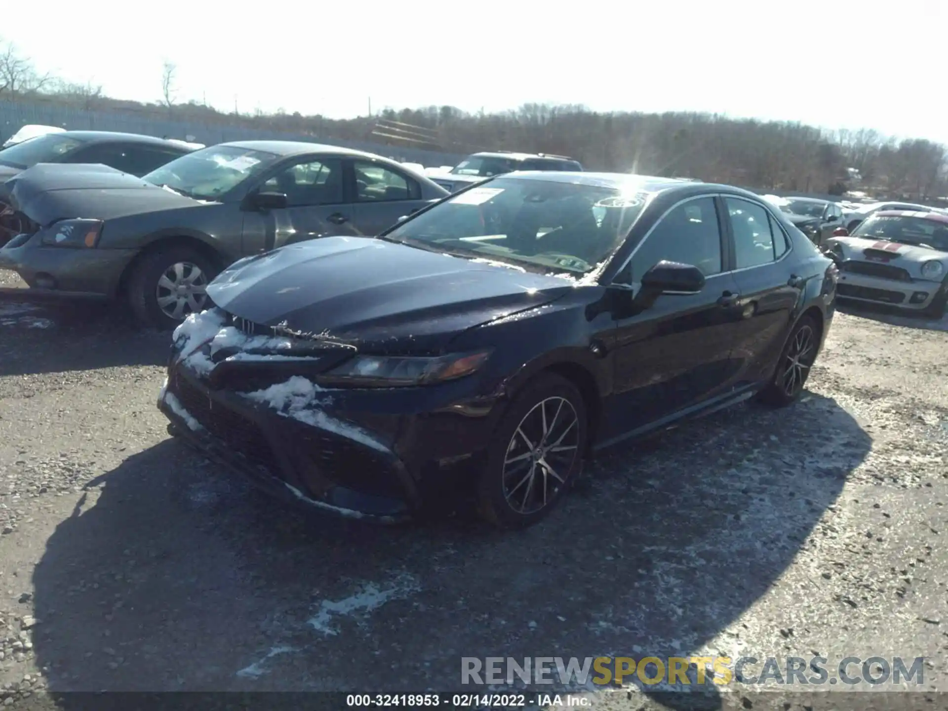 2 Photograph of a damaged car 4T1T11AK9MU522992 TOYOTA CAMRY 2021