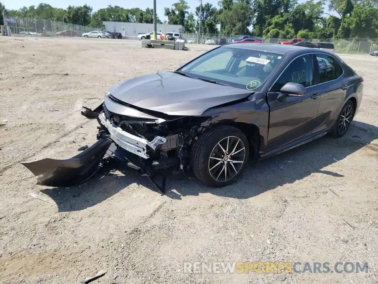 2 Photograph of a damaged car 4T1T11AK9MU524001 TOYOTA CAMRY 2021