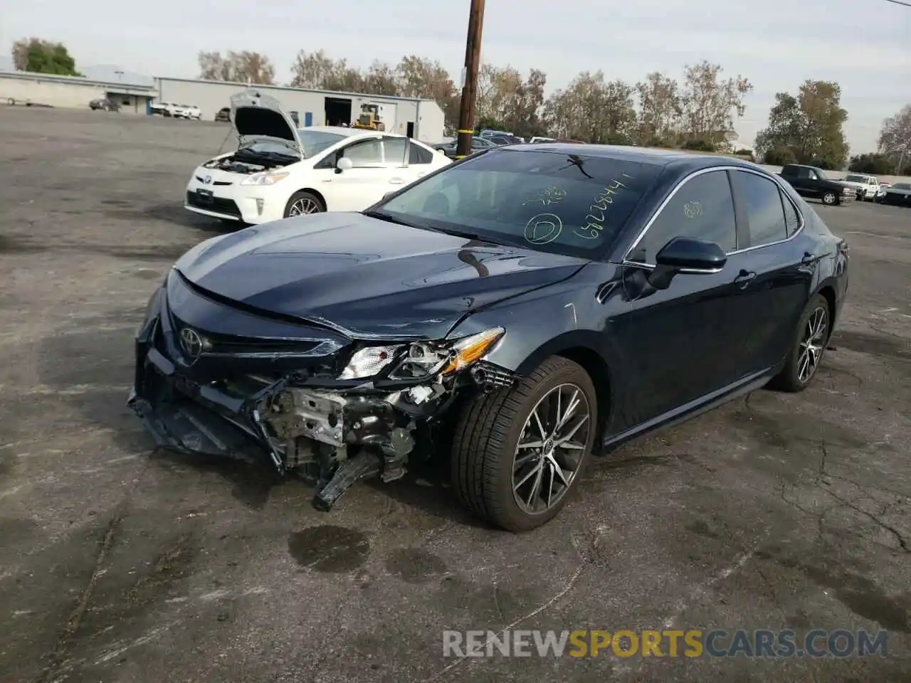 2 Photograph of a damaged car 4T1T11AK9MU526377 TOYOTA CAMRY 2021