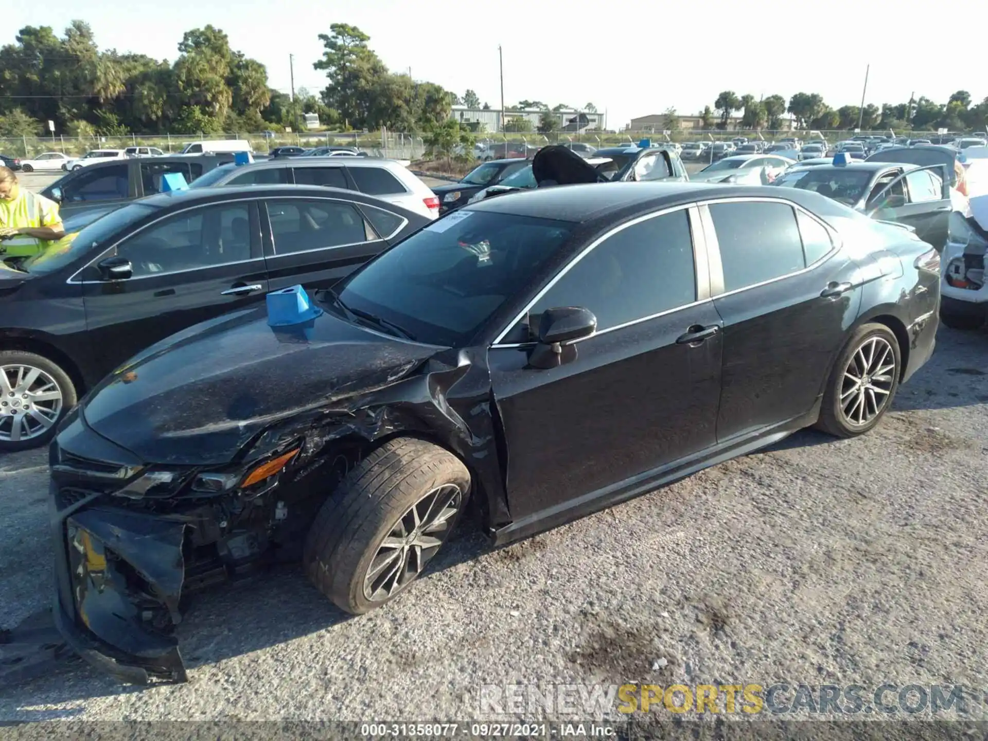 2 Photograph of a damaged car 4T1T11AK9MU551666 TOYOTA CAMRY 2021