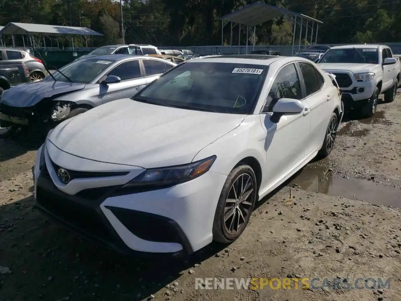 2 Photograph of a damaged car 4T1T11AK9MU558407 TOYOTA CAMRY 2021