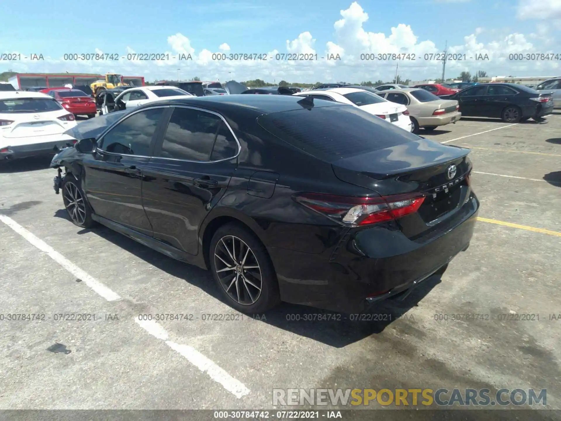 3 Photograph of a damaged car 4T1T11AKXMU402957 TOYOTA CAMRY 2021