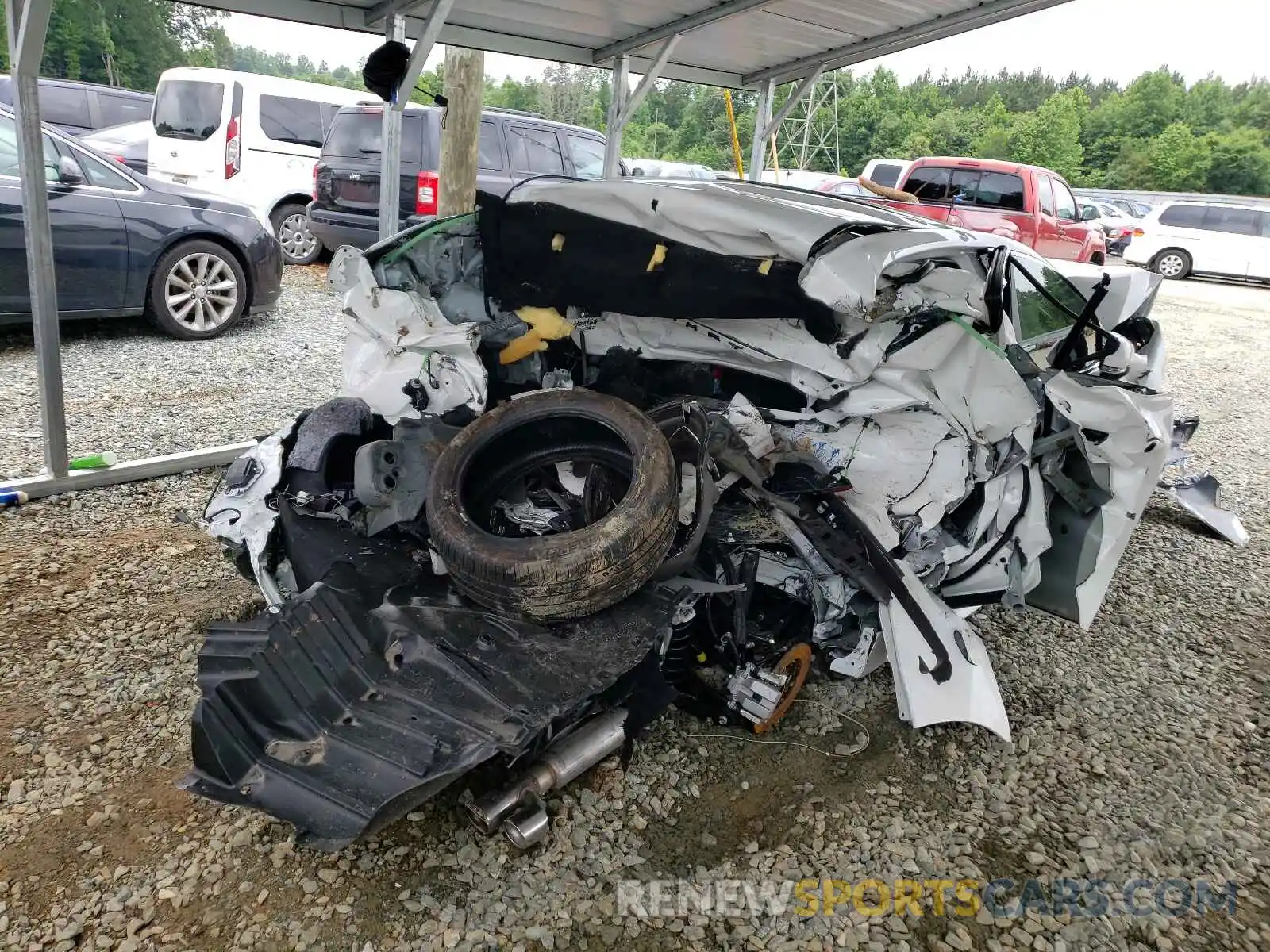 4 Photograph of a damaged car 4T1T11AKXMU433884 TOYOTA CAMRY 2021