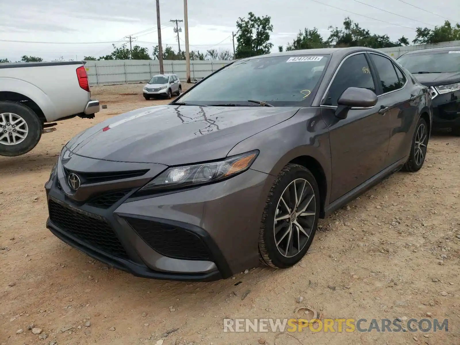 2 Photograph of a damaged car 4T1T11AKXMU437028 TOYOTA CAMRY 2021