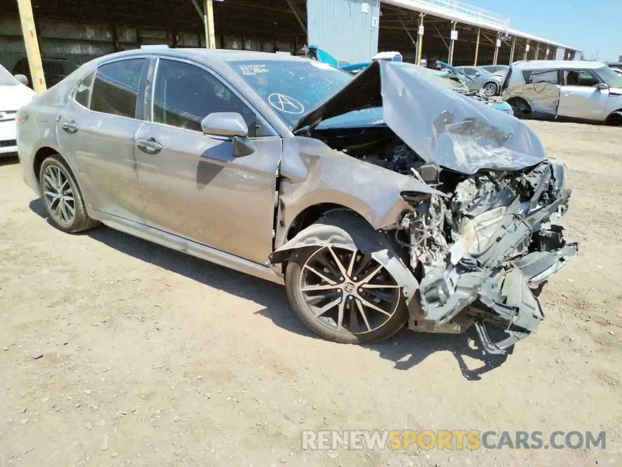 1 Photograph of a damaged car 4T1T11AKXMU447820 TOYOTA CAMRY 2021