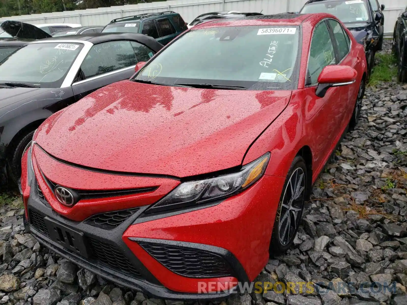 2 Photograph of a damaged car 4T1T11AKXMU448224 TOYOTA CAMRY 2021