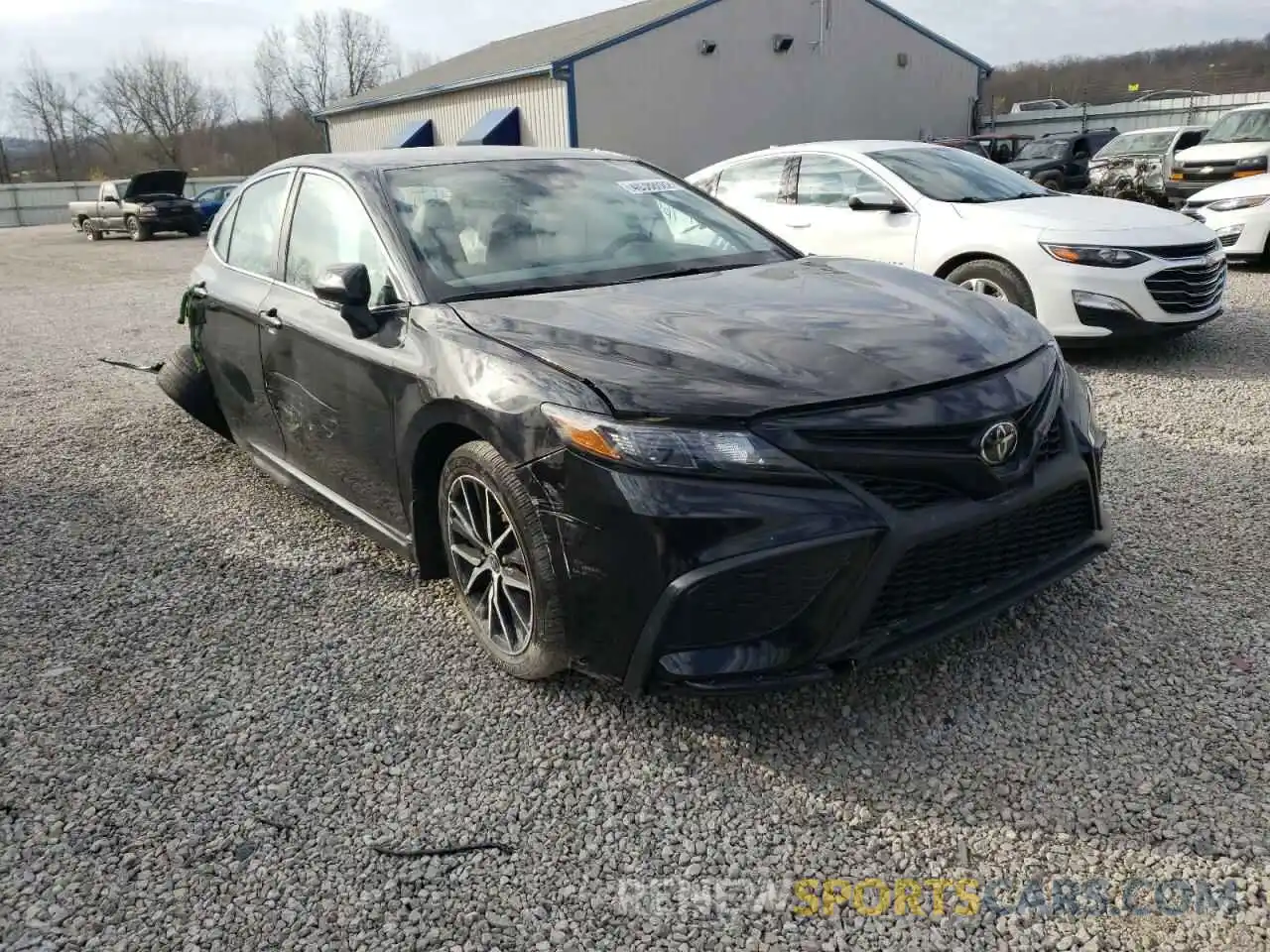 1 Photograph of a damaged car 4T1T11AKXMU477920 TOYOTA CAMRY 2021