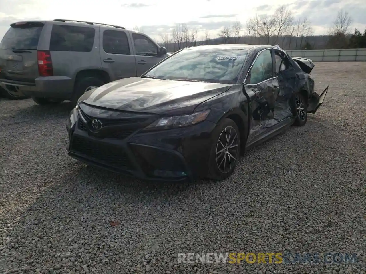 2 Photograph of a damaged car 4T1T11AKXMU477920 TOYOTA CAMRY 2021