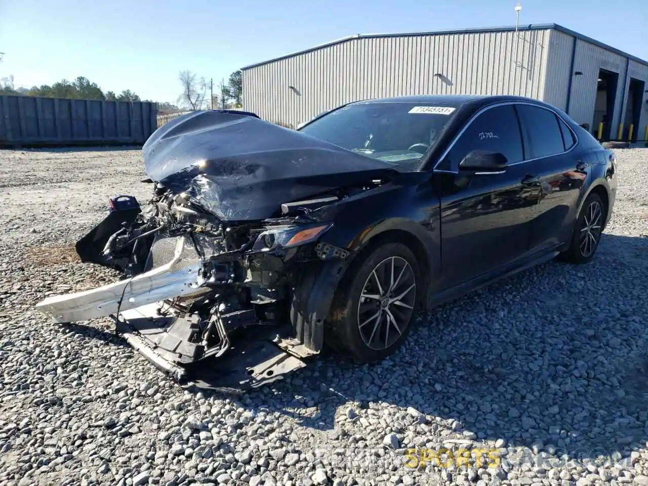 2 Photograph of a damaged car 4T1T11AKXMU525190 TOYOTA CAMRY 2021