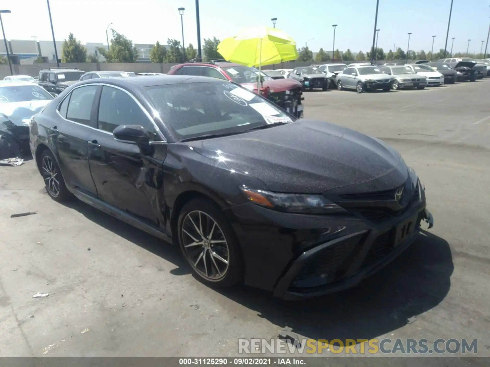 1 Photograph of a damaged car 4T1T11AKXMU533676 TOYOTA CAMRY 2021