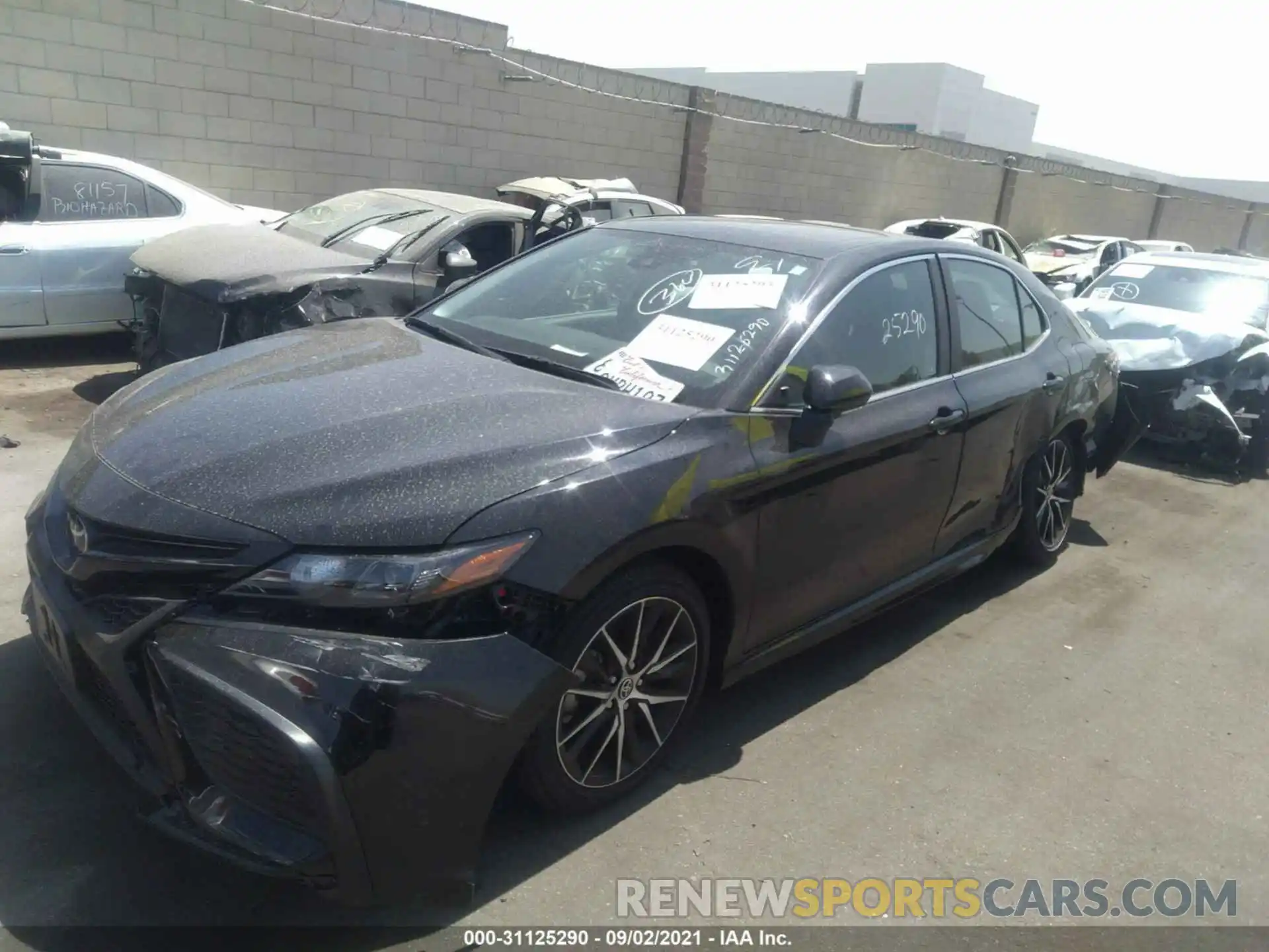 2 Photograph of a damaged car 4T1T11AKXMU533676 TOYOTA CAMRY 2021