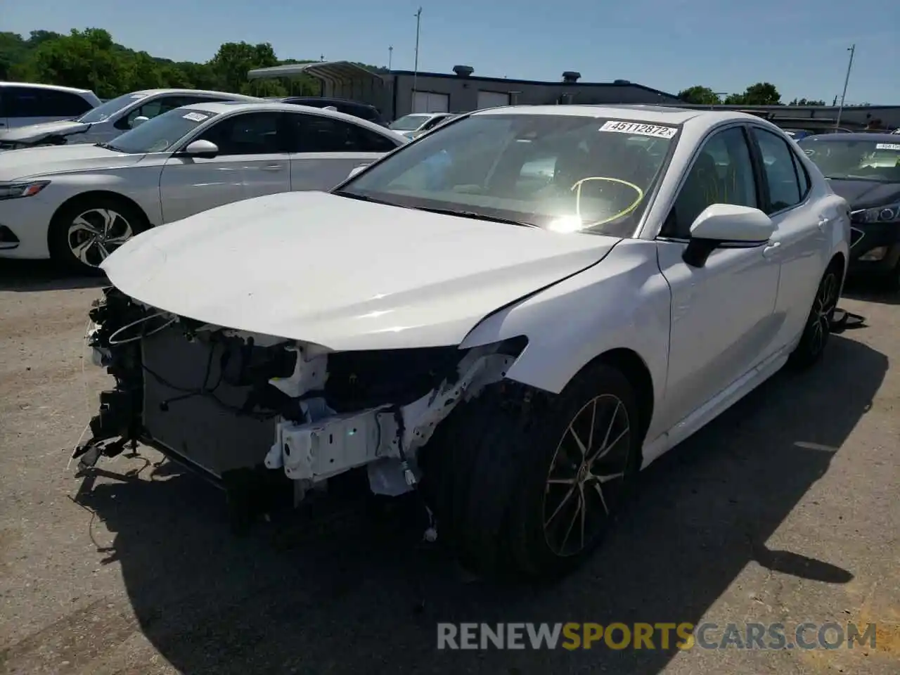 2 Photograph of a damaged car 4T1T11AKXMU534908 TOYOTA CAMRY 2021