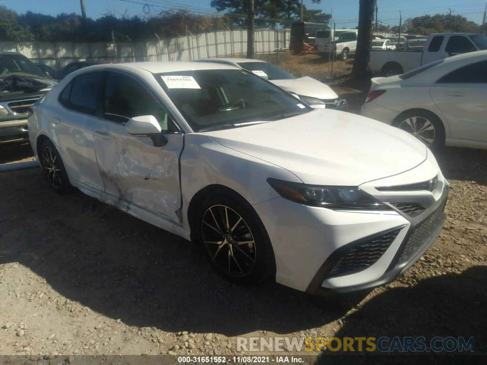 1 Photograph of a damaged car 4T1T11AKXMU579007 TOYOTA CAMRY 2021