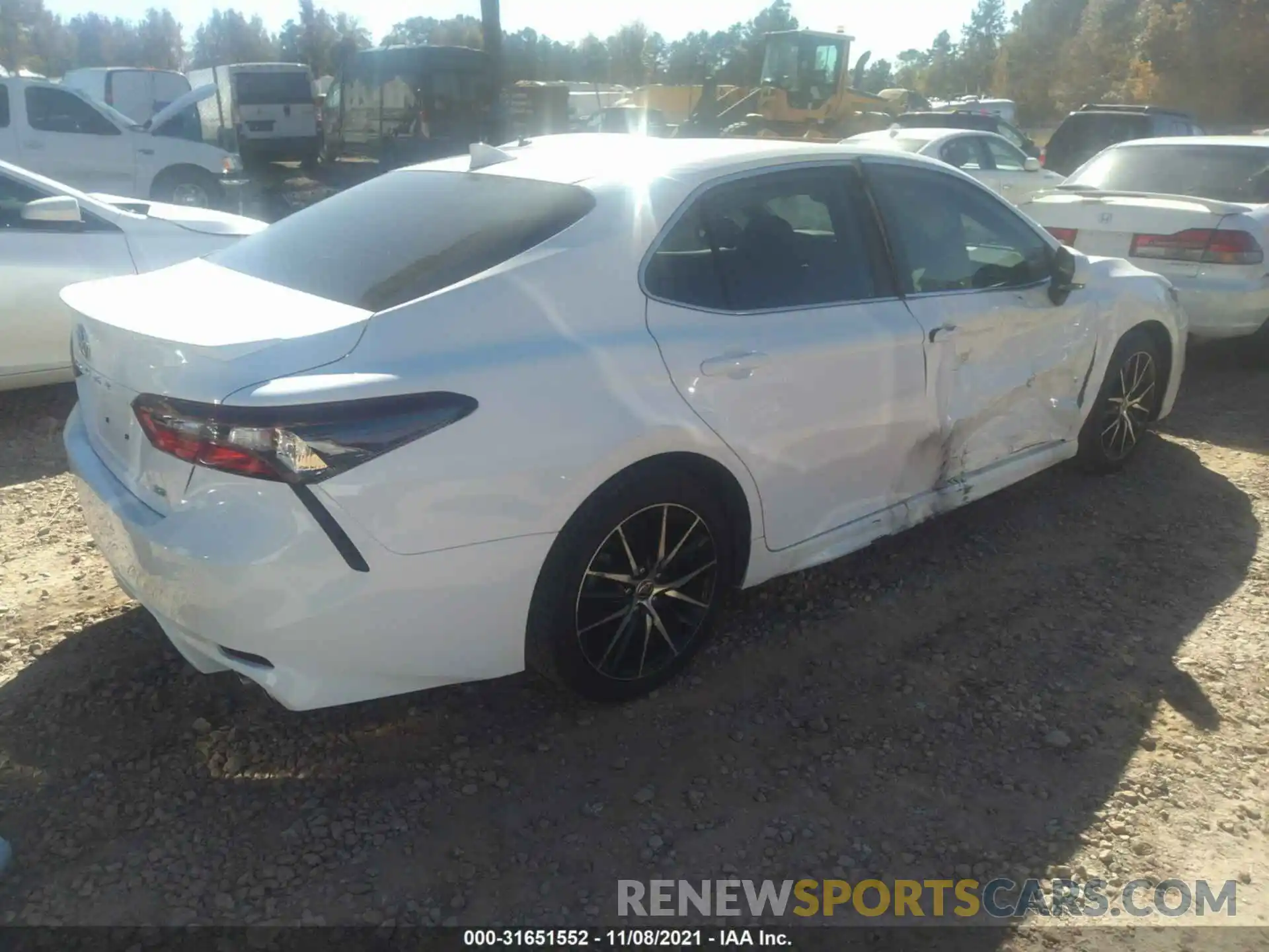 4 Photograph of a damaged car 4T1T11AKXMU579007 TOYOTA CAMRY 2021