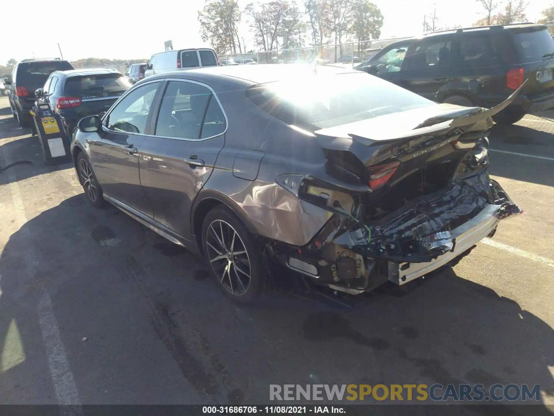 3 Photograph of a damaged car 4T1T11AKXMU591626 TOYOTA CAMRY 2021