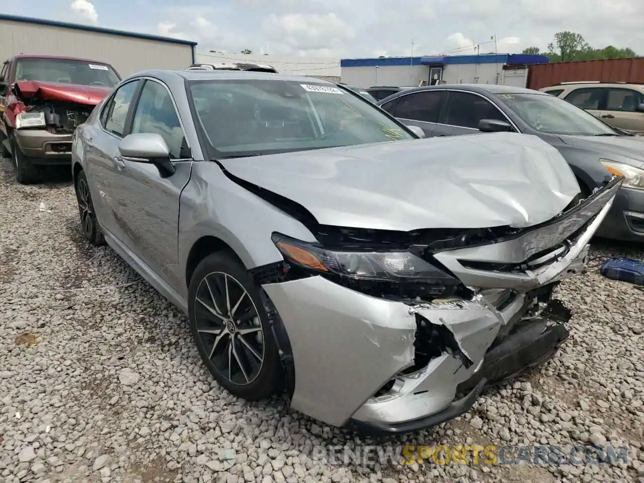 1 Photograph of a damaged car 4T1T11AKXMU594607 TOYOTA CAMRY 2021