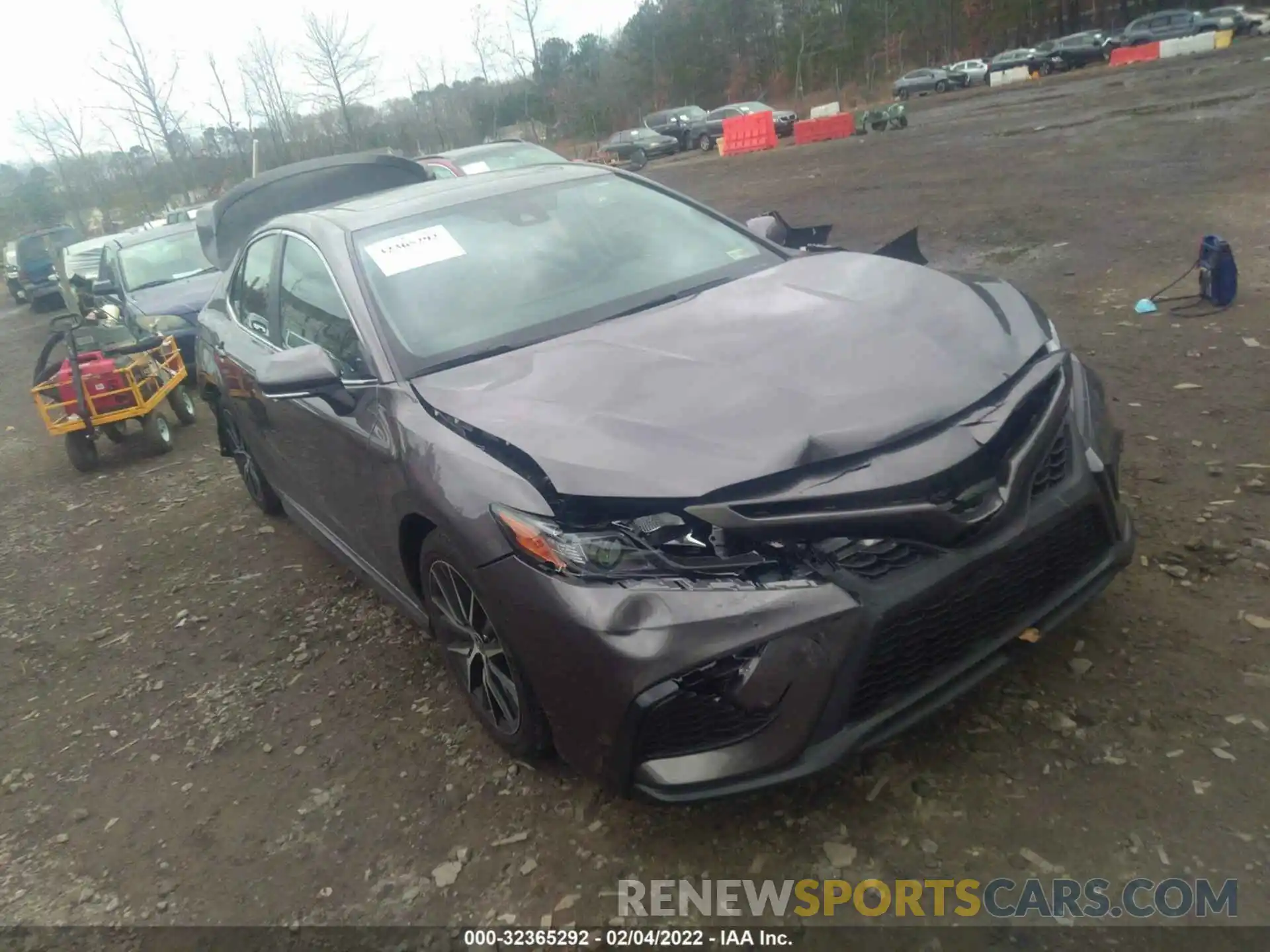 1 Photograph of a damaged car 4T1T11AKXMU596423 TOYOTA CAMRY 2021