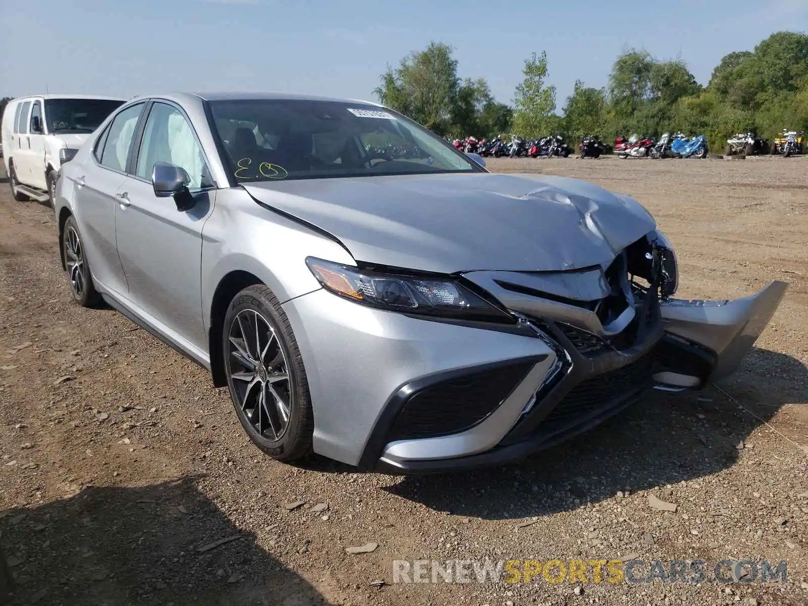 1 Photograph of a damaged car 4T1T11BK1MU036160 TOYOTA CAMRY 2021