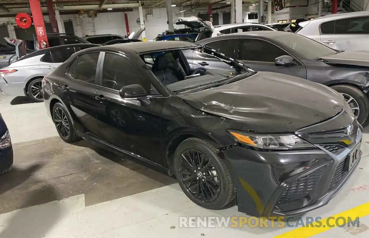 1 Photograph of a damaged car 4T1T11BK2MU023336 TOYOTA CAMRY 2021