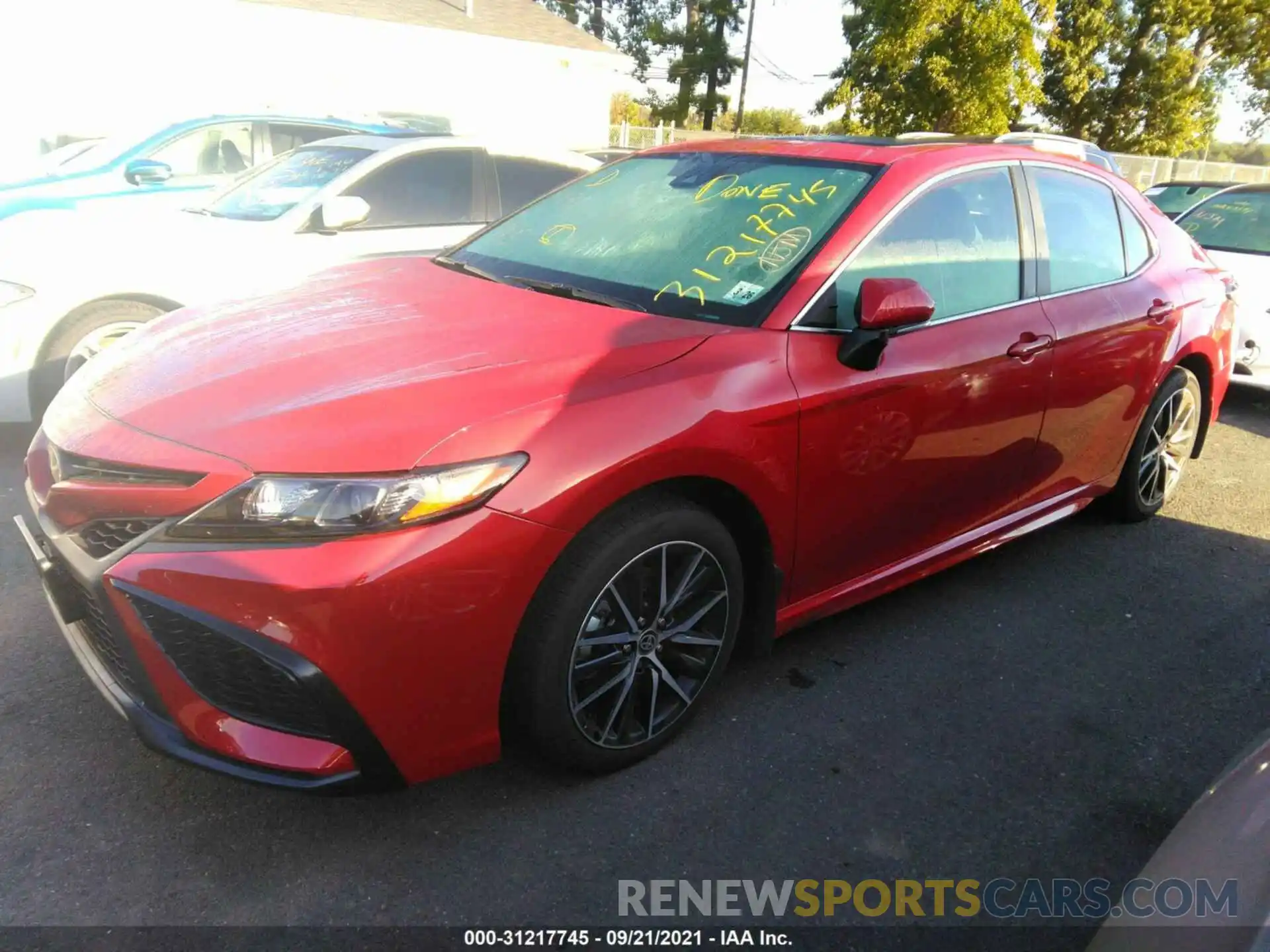 2 Photograph of a damaged car 4T1T11BK2MU024342 TOYOTA CAMRY 2021