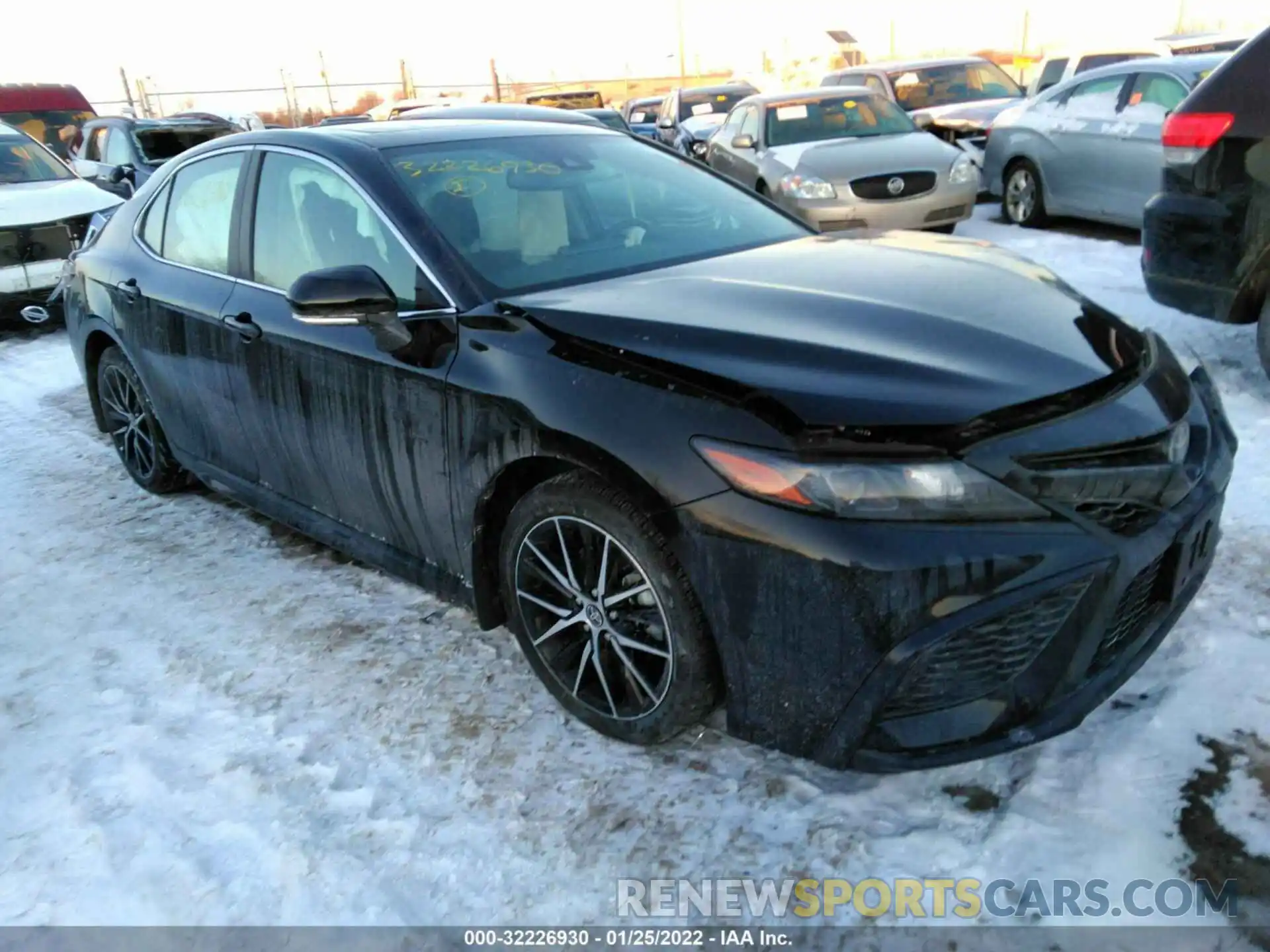 1 Photograph of a damaged car 4T1T11BK2MU029699 TOYOTA CAMRY 2021