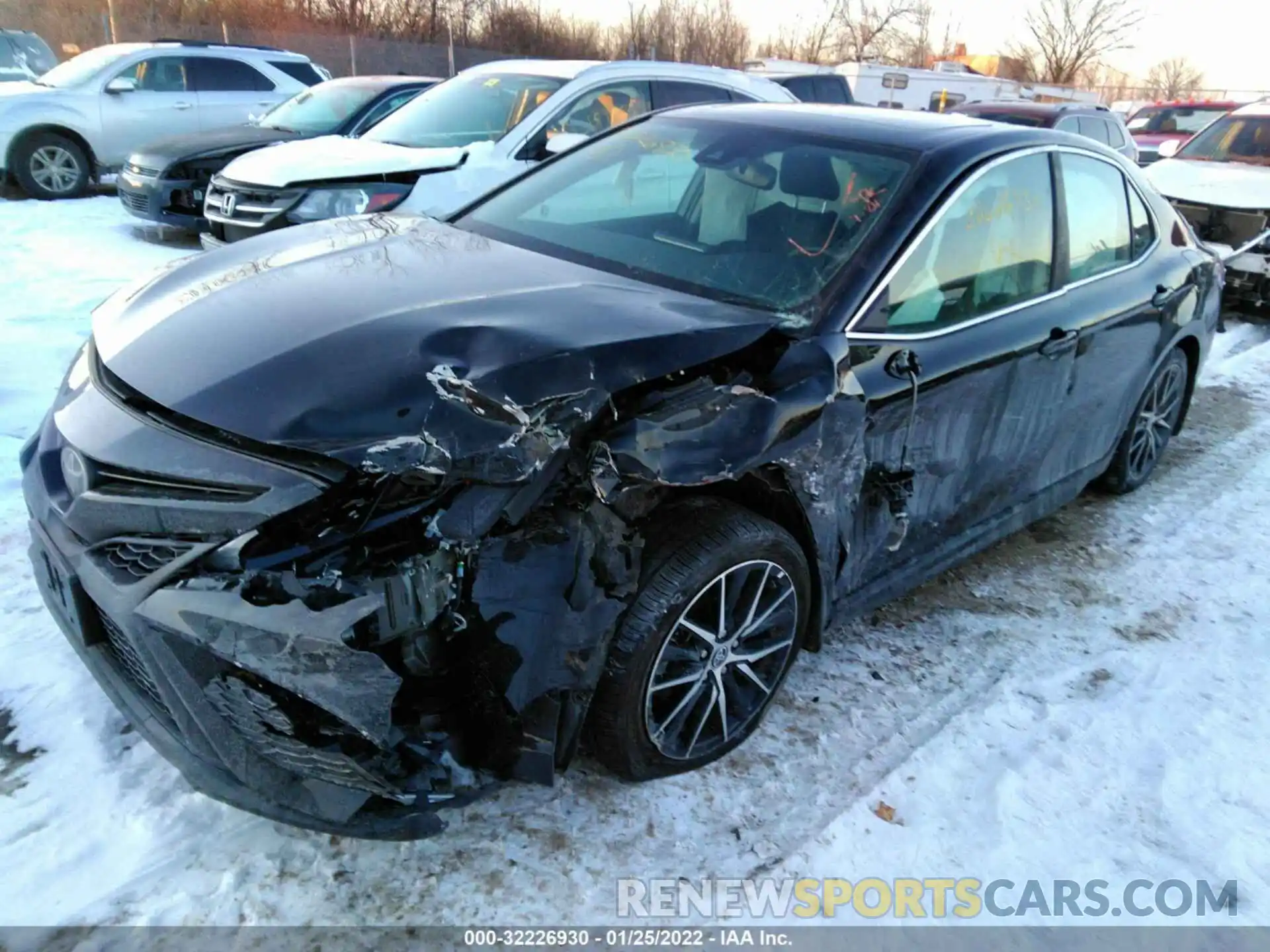 2 Photograph of a damaged car 4T1T11BK2MU029699 TOYOTA CAMRY 2021