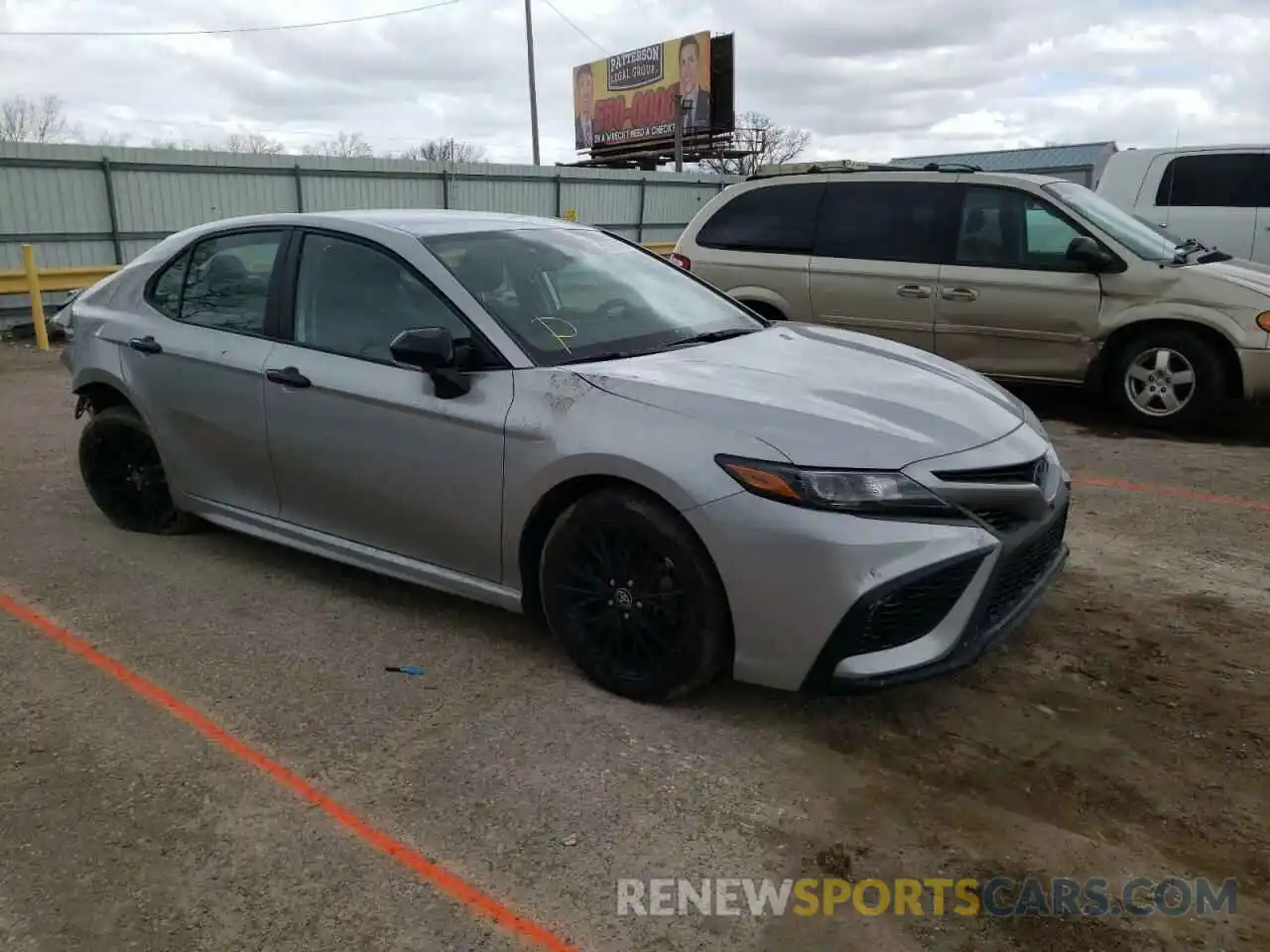 1 Photograph of a damaged car 4T1T11BK2MU036488 TOYOTA CAMRY 2021