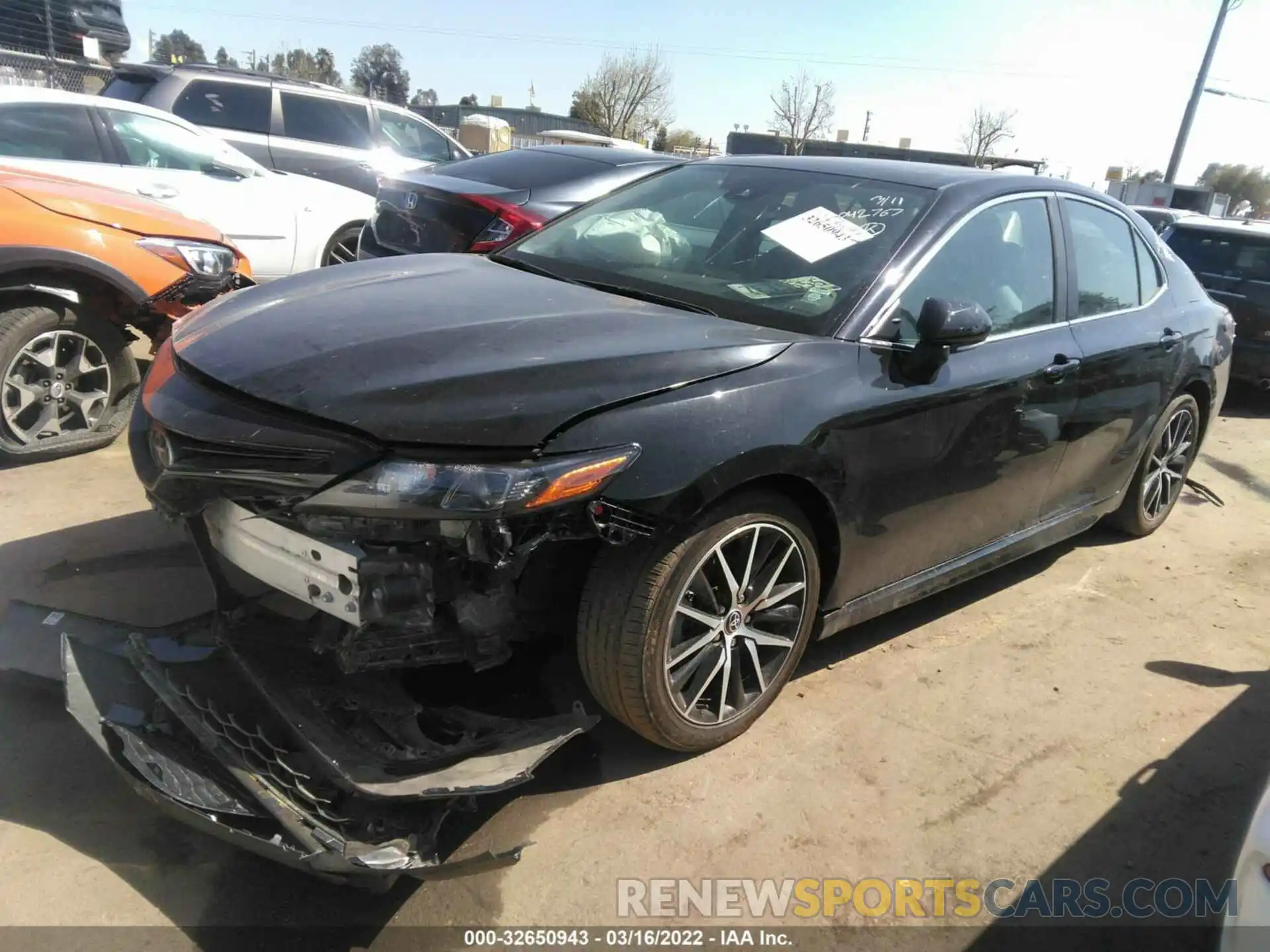 2 Photograph of a damaged car 4T1T11BK3MU042767 TOYOTA CAMRY 2021