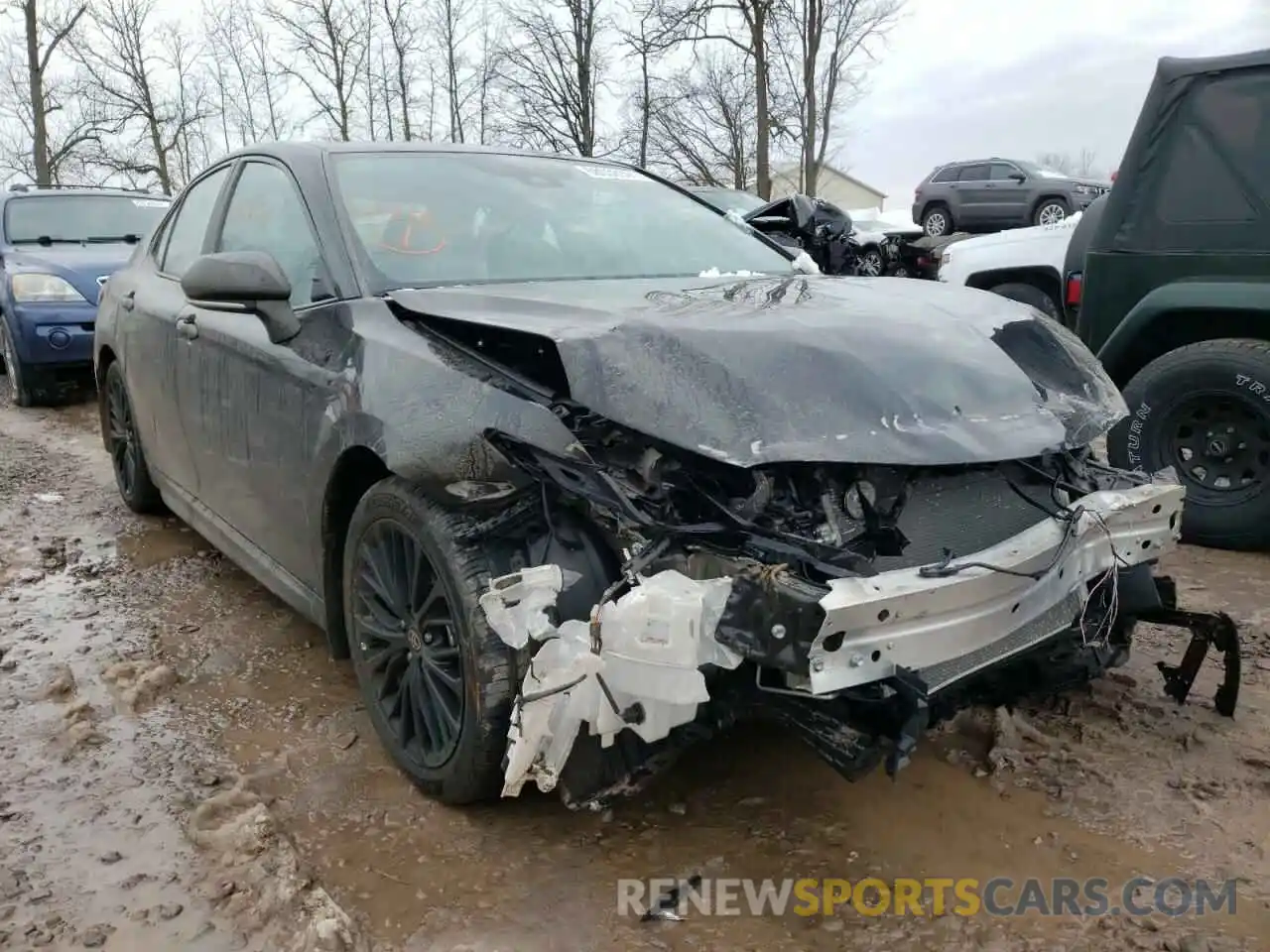 1 Photograph of a damaged car 4T1T11BK4MU031731 TOYOTA CAMRY 2021