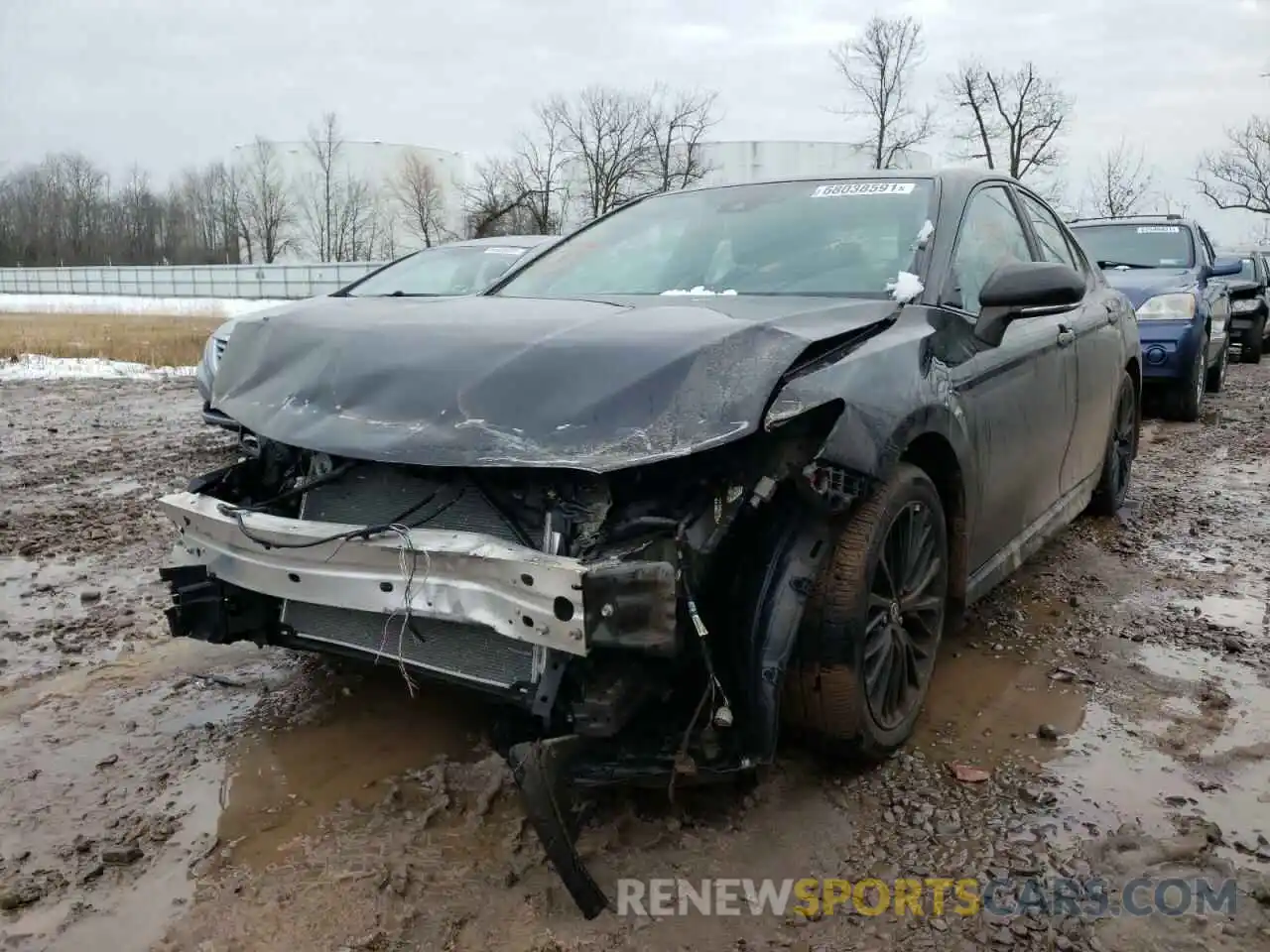 2 Photograph of a damaged car 4T1T11BK4MU031731 TOYOTA CAMRY 2021