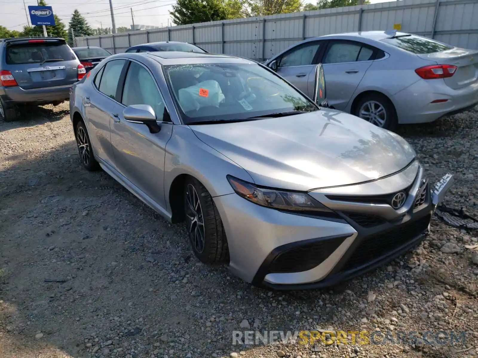 1 Photograph of a damaged car 4T1T11BK6MU024263 TOYOTA CAMRY 2021