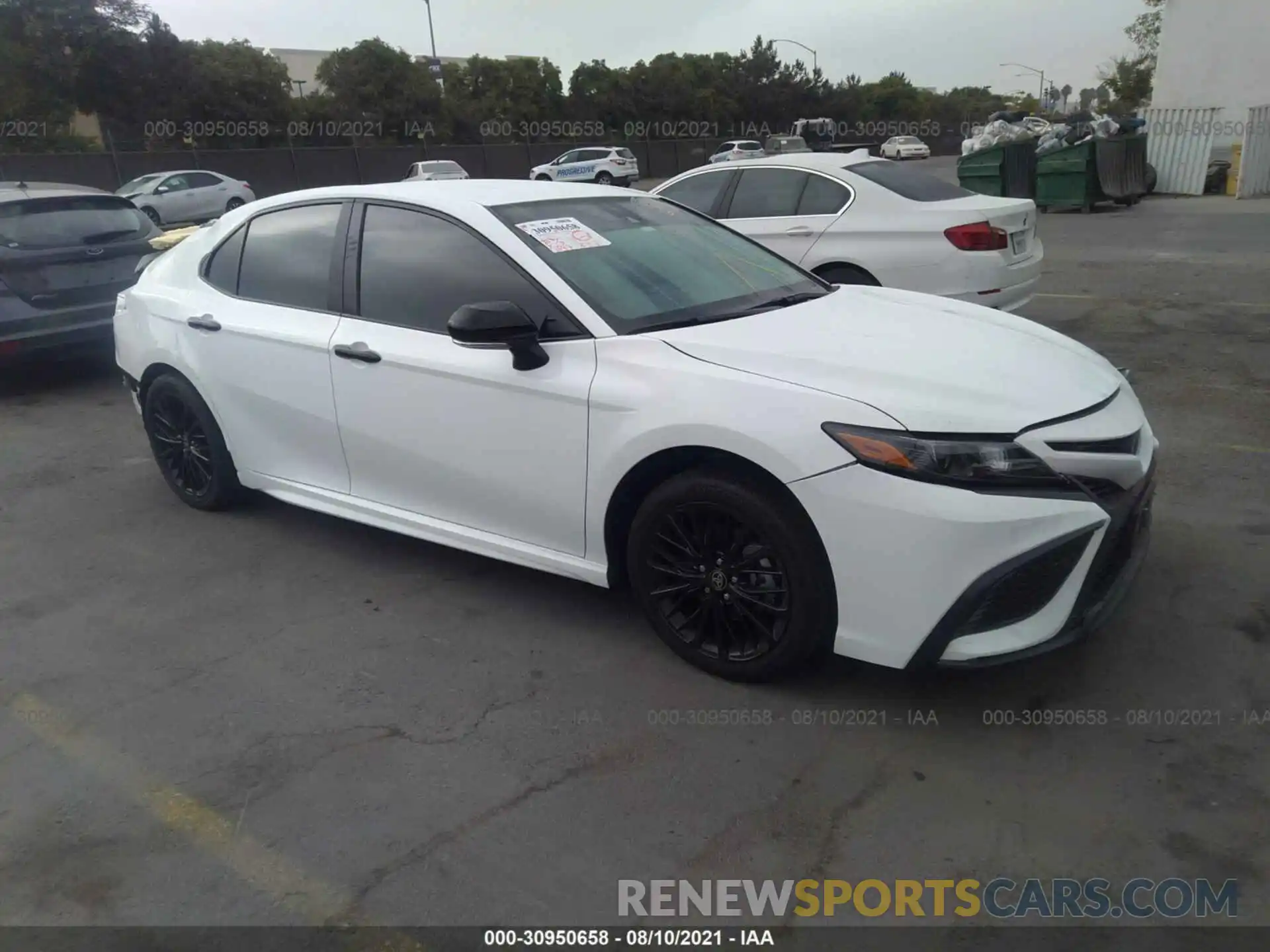 1 Photograph of a damaged car 4T1T11BK6MU035697 TOYOTA CAMRY 2021