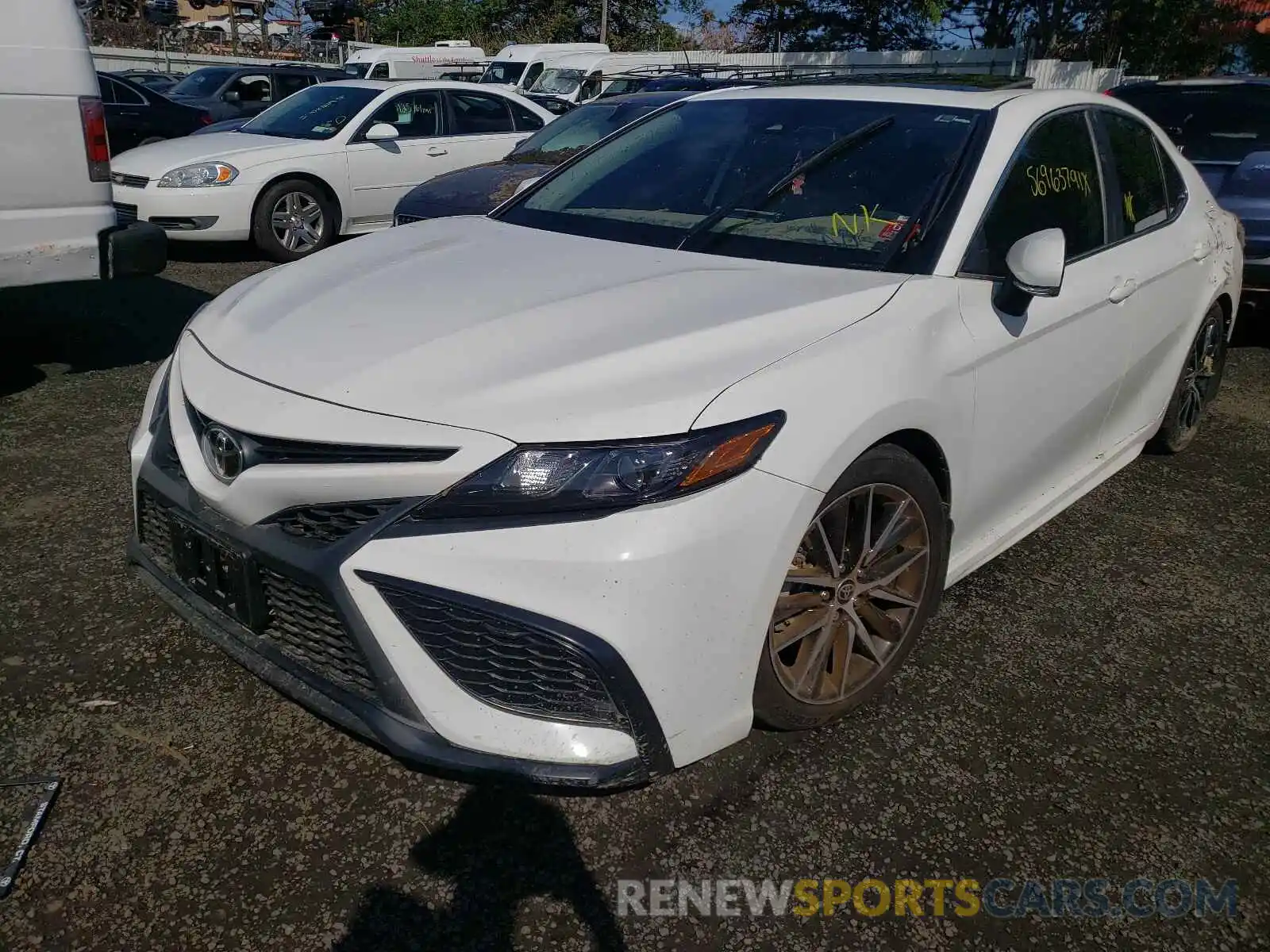 2 Photograph of a damaged car 4T1T11BK7MU021761 TOYOTA CAMRY 2021