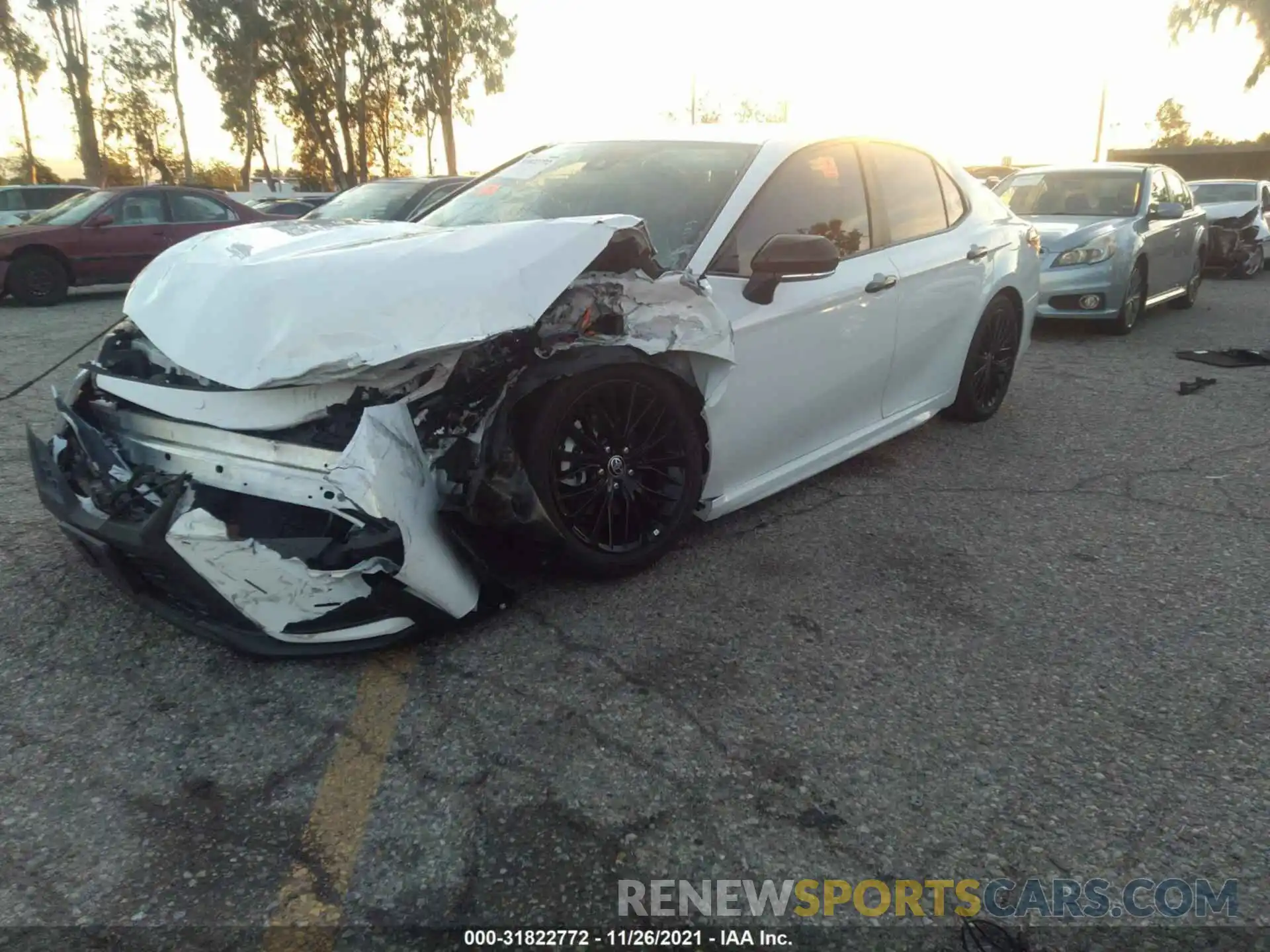 2 Photograph of a damaged car 4T1T11BK7MU040391 TOYOTA CAMRY 2021