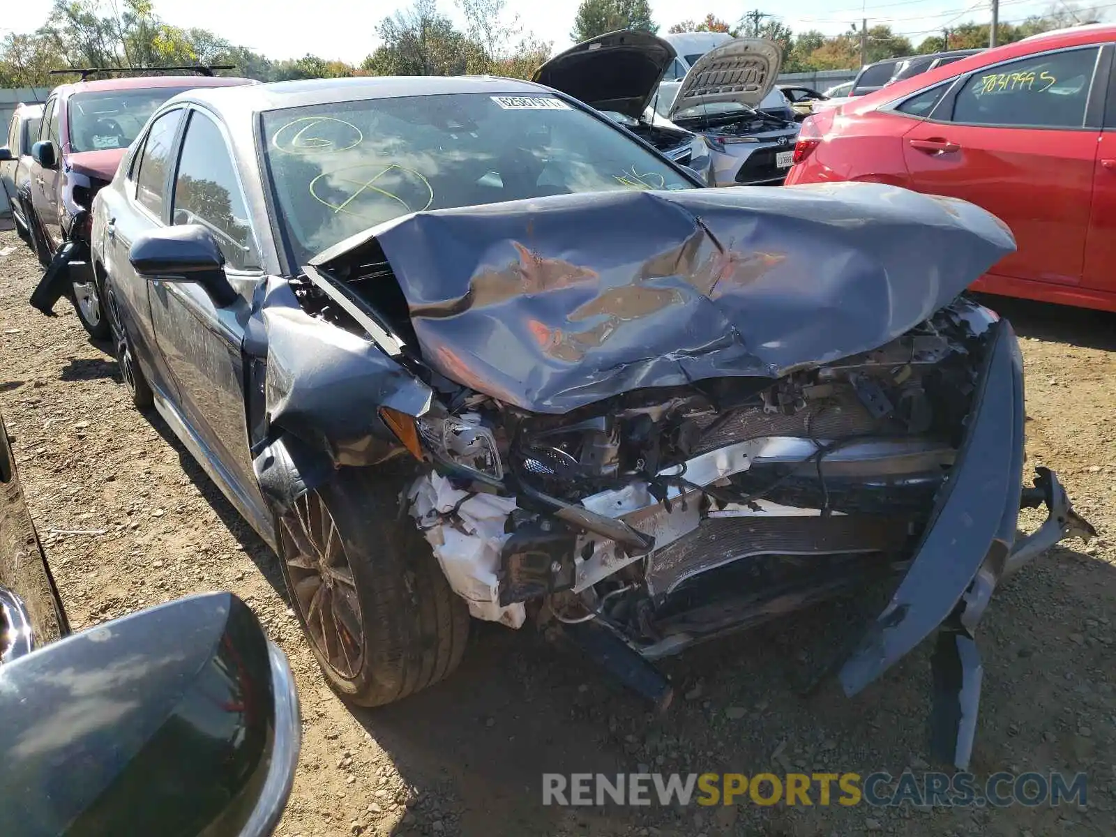 1 Photograph of a damaged car 4T1T11BK9MU033555 TOYOTA CAMRY 2021