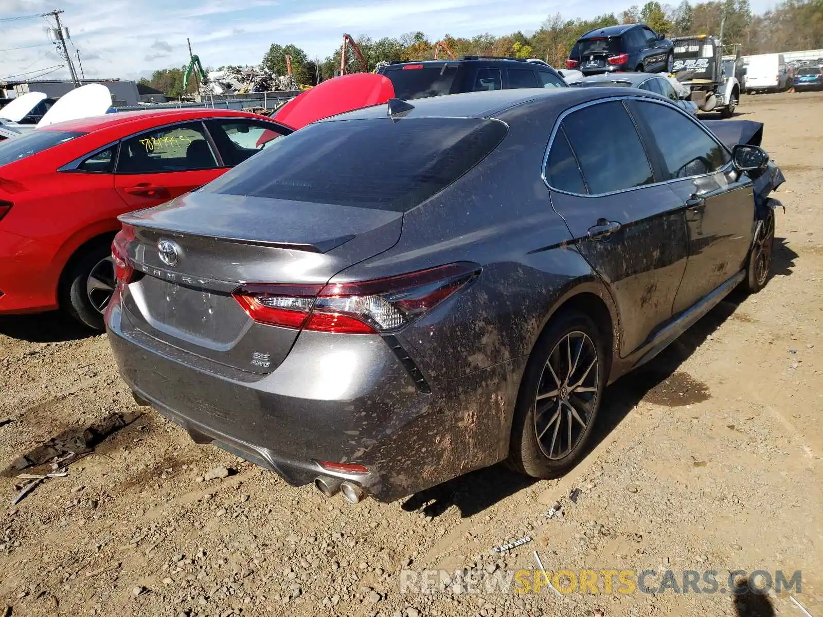 4 Photograph of a damaged car 4T1T11BK9MU033555 TOYOTA CAMRY 2021