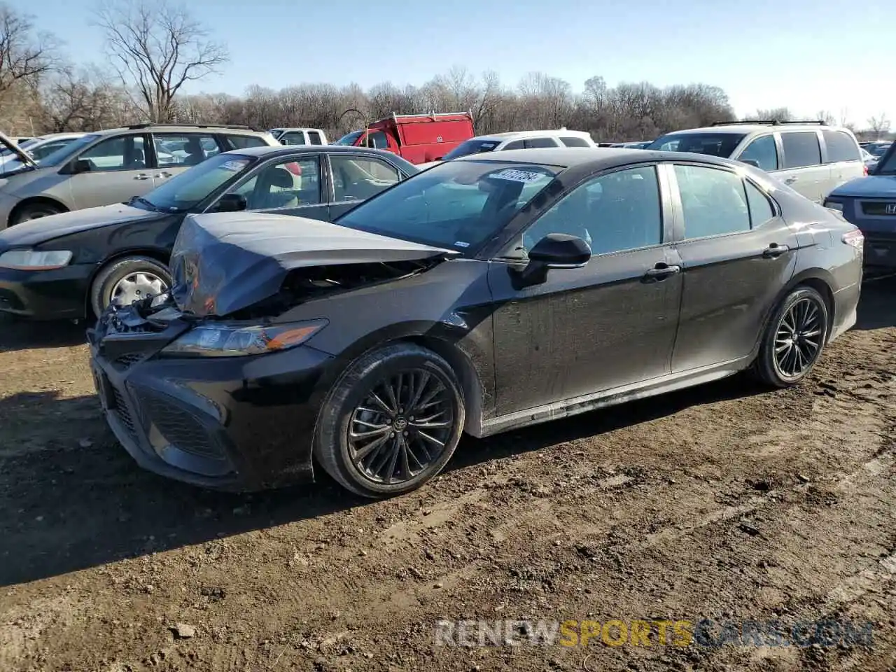 1 Photograph of a damaged car 4T1T11BK9MU039193 TOYOTA CAMRY 2021