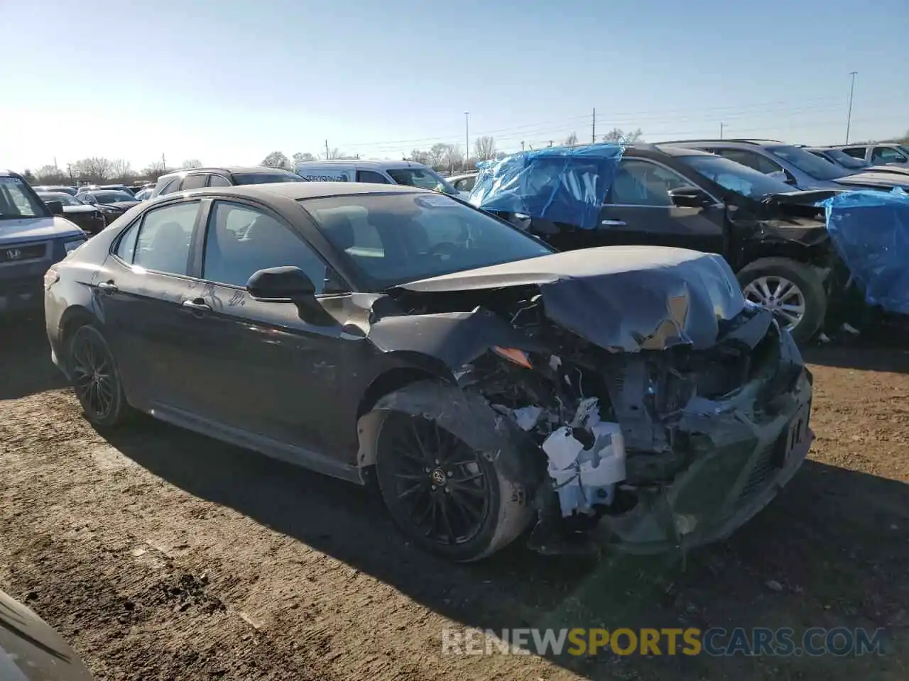 4 Photograph of a damaged car 4T1T11BK9MU039193 TOYOTA CAMRY 2021