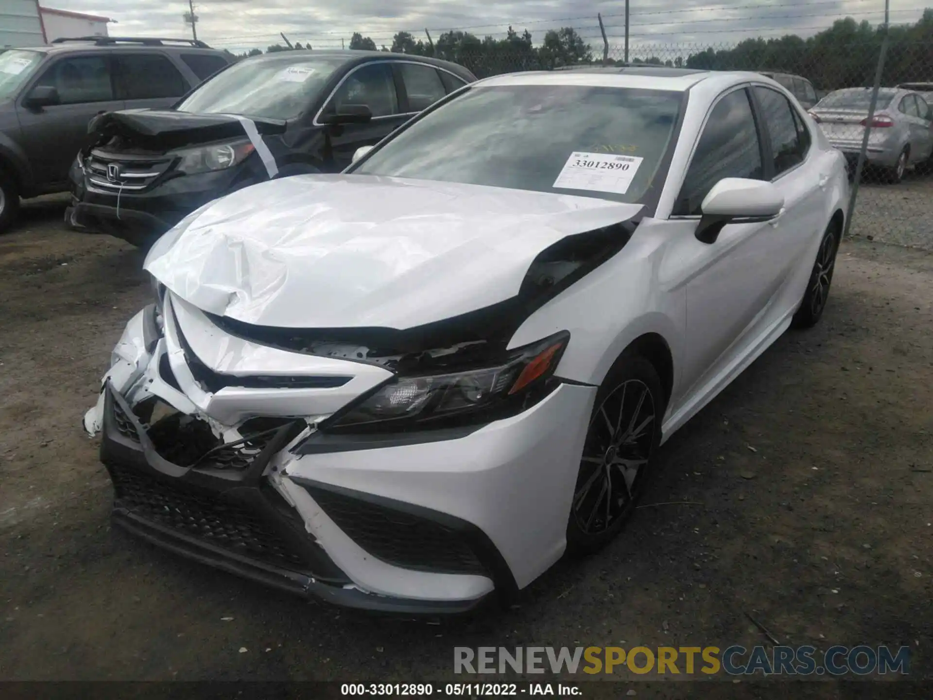 2 Photograph of a damaged car 4T1T11BKXMU026999 TOYOTA CAMRY 2021